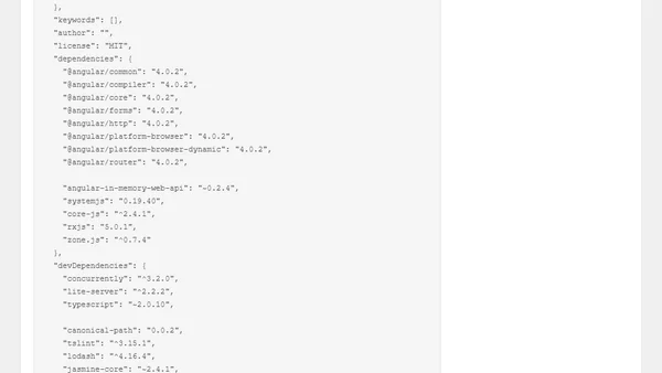 Configure Angular4 with TypeScript on a WebApplication with VS 2017