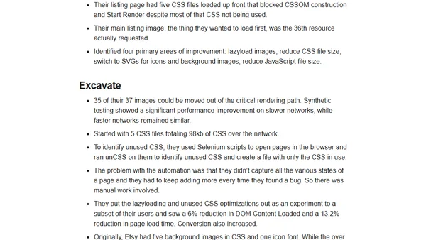 Notes on: Raiders of the Fast Start at Perfmatters