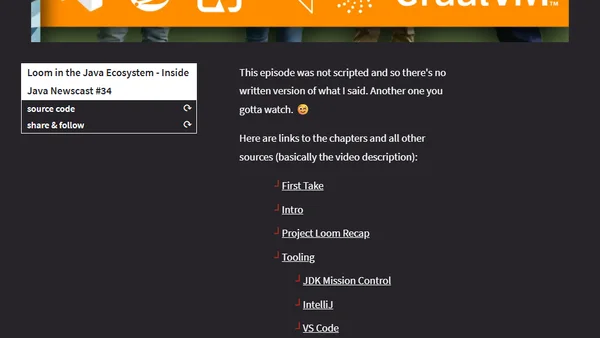 Loom in the Java Ecosystem - Inside Java Newscast #34