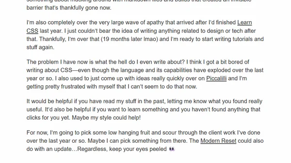 The Daunting Prospect Of Writing Again