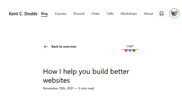 How I help you build better websites