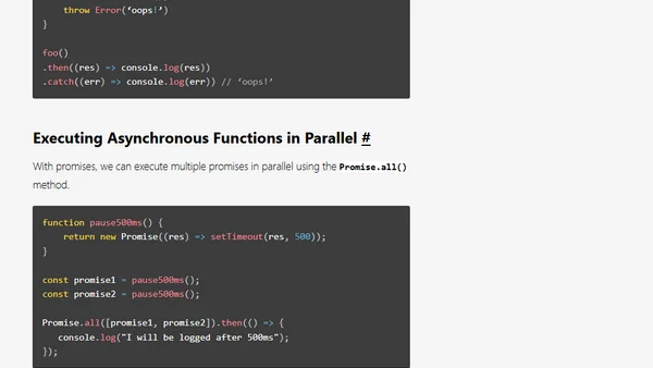 Asynchronous Functions 101