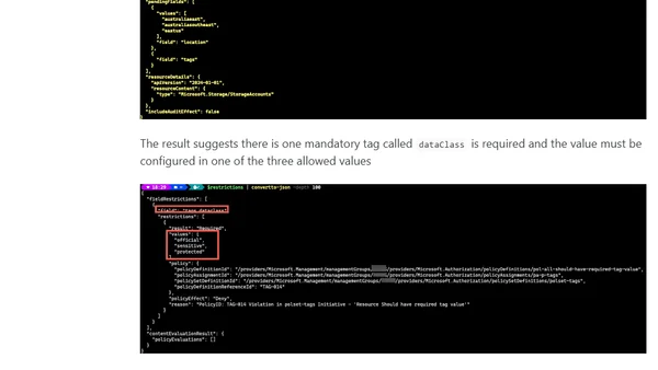 Policy Restriction REST API for Azure Policy