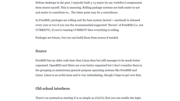 Finishing up a FreeBSD experiment