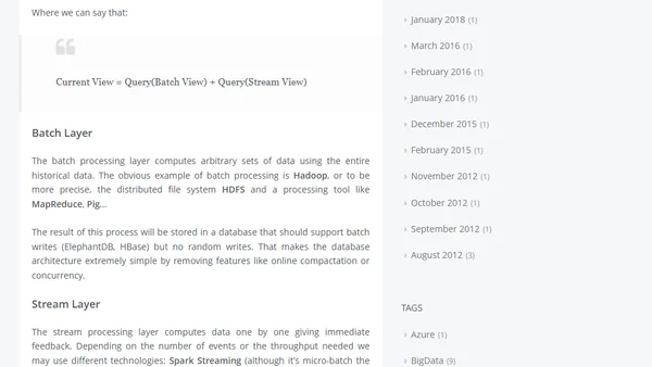 Big Data: streams and lambdas