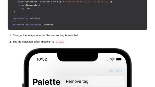 Create Menus with Palette Picker in SwiftUI and UIKit