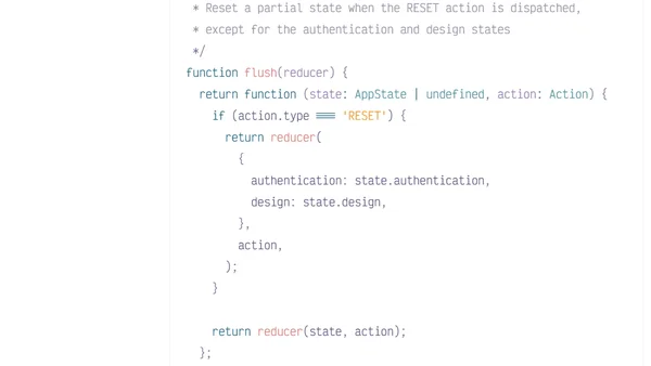 Flush state with an NgRx meta-reducer