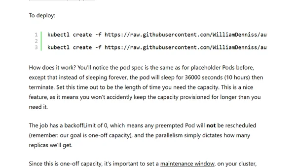 Provisioning one-off spare capacity for GKE Autopilot