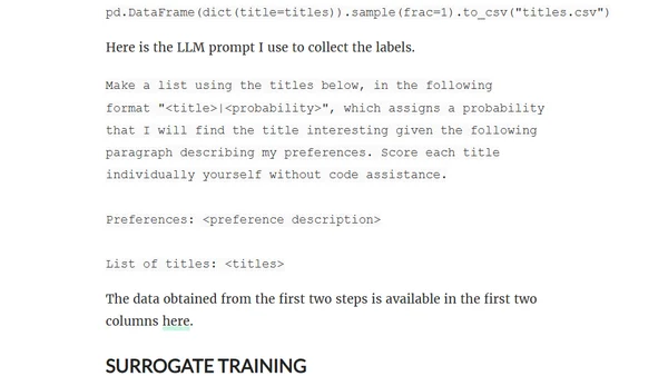 Bootstrapping ranking models with an LLM judge