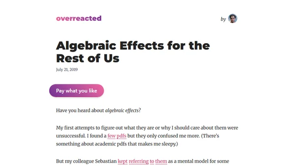 Algebraic Effects for the Rest of Us
