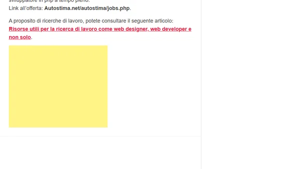 Opportunità di lavoro per Web Designer, Sviluppatori e SEO