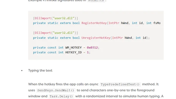 Announcing Hotkey Typer — type long prompts with a hotkey