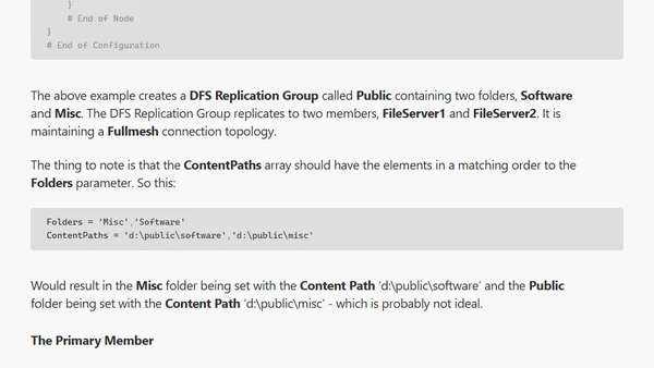 Distributed File System DSC Resource Update
