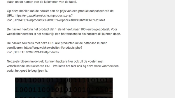 SQL-injectie: Uitleg, voorbeelden + voorkomen met PHP!