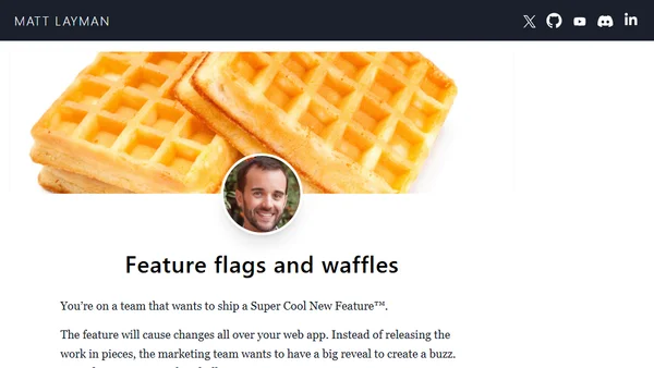 Feature flags and waffles