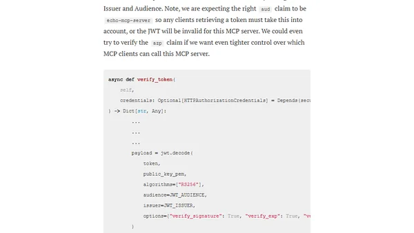 Understanding MCP Authorization, Step by Step, Part Three