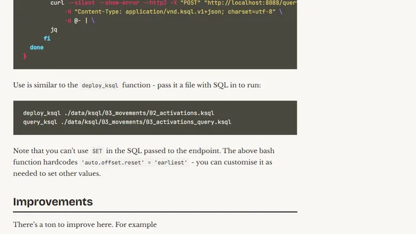 A bash script to deploy ksqlDB queries automagically
