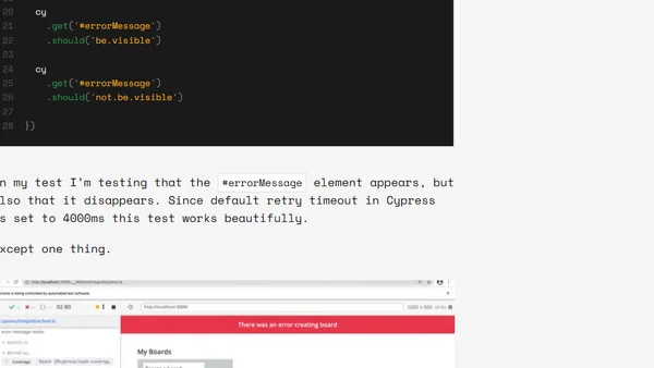 Make your Cypress tests faster with .clock()