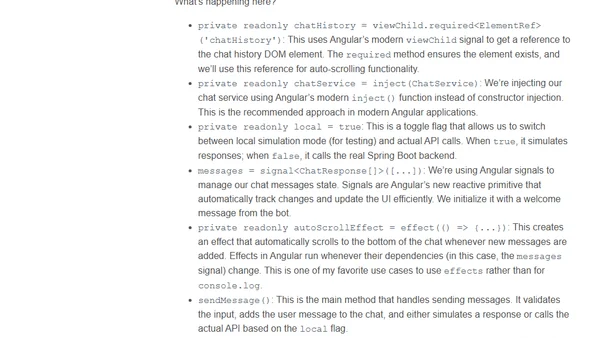 Building a Simple AI Chat Application with Spring AI and Angular