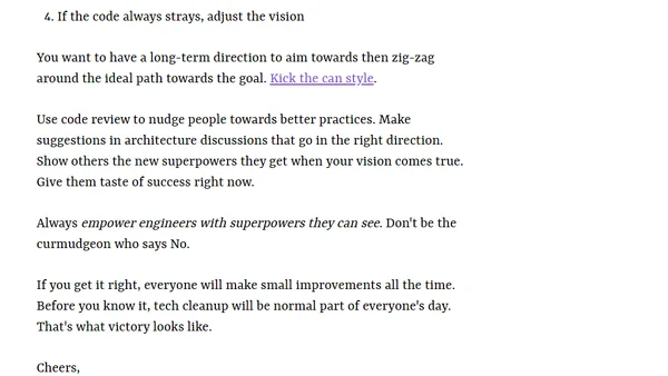 How do you find time for cleanup work