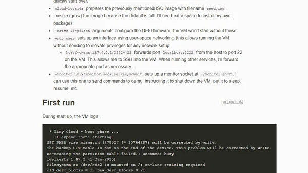 Programmatically provision Alpine VMs with tiny-cloud