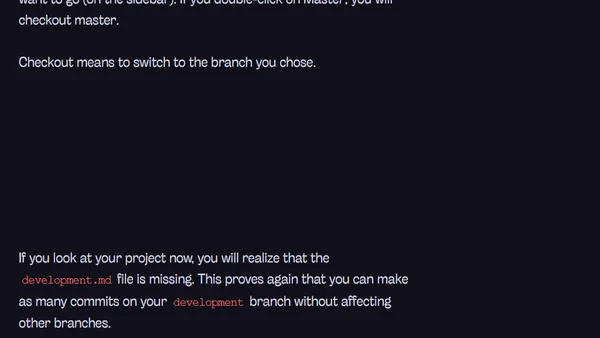 What is a branch in Git?