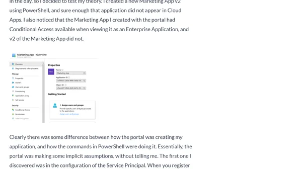 Enabling Conditional Access for Azure Active Directory Applications