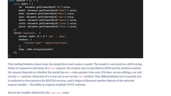 Using Minimal APIs in ASP.NET Core Razor Pages