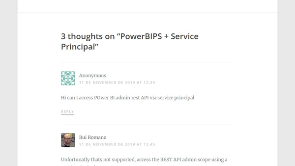 PowerBIPS + Service Principal