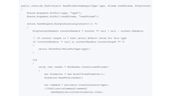 Publishing content with AtomPub and ASP.NET Web API - Part 1