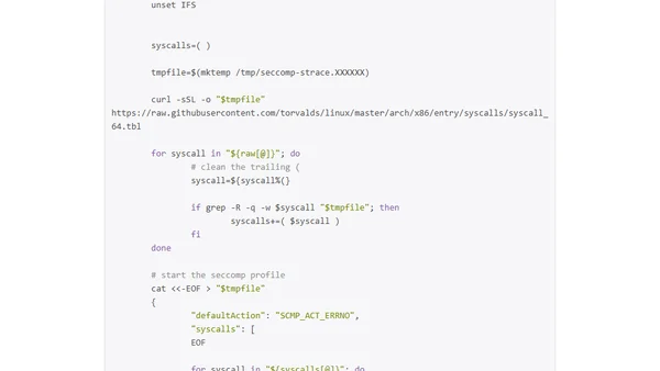 How to use the new Docker Seccomp profiles