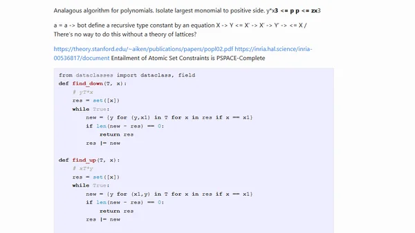 An Inequality Union Find Inspired by Atomic Asymmetric Completion