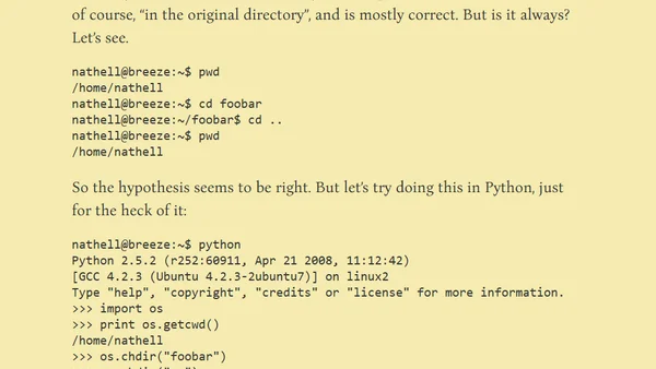 Today’s lesson: Mind the symlinks