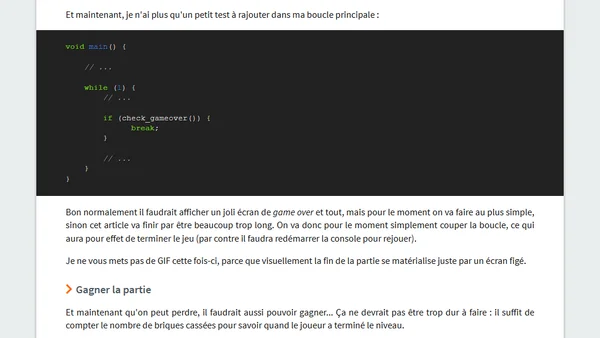 Développement GameBoy #10 : Projet 2 - Breakout (PARTIE 3)