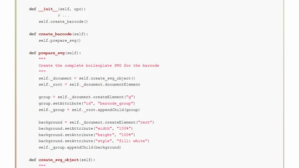 Understanding and Generating a UPC-A barcode using Python