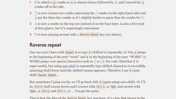 The T-34/0 keyboard layout