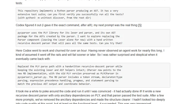 Rewriting pycparser with the help of an LLM