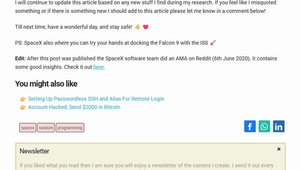 Software Engineering Within SpaceX
