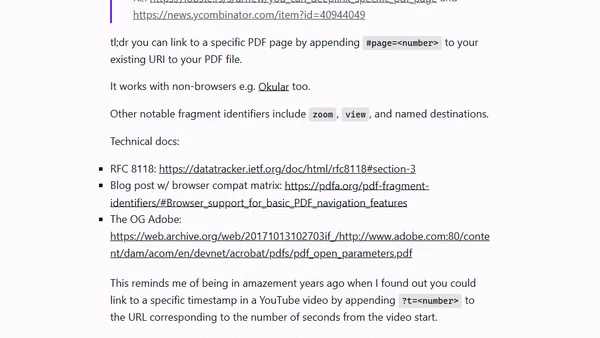TIL You Can Deeplink to Specific PDF Pages