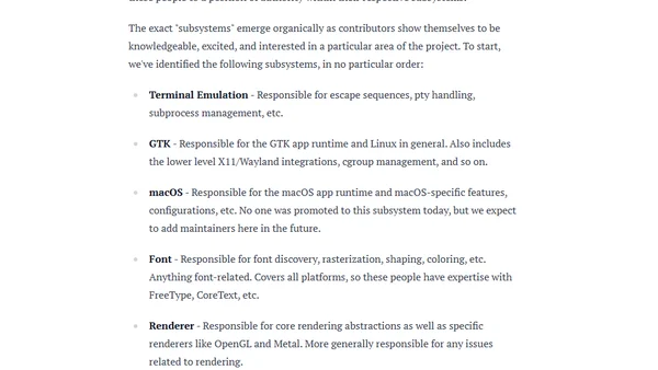 Welcoming Ghostty Subsystem Maintainers