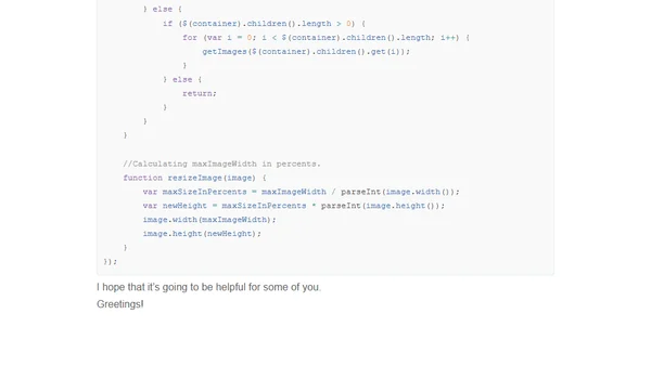 Blogger image resize