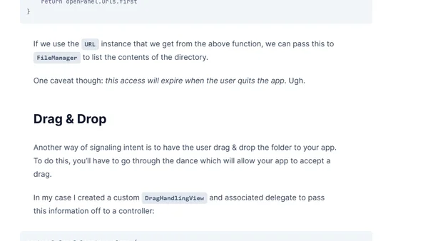 Modern AppKit File Permissions