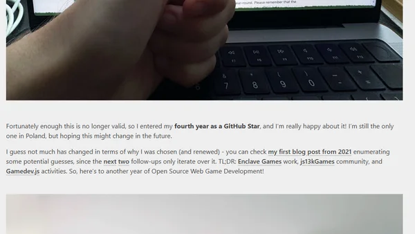 My GitHub Star status renewed for the fourth year!