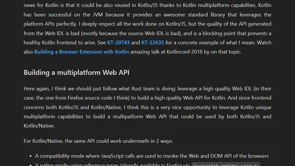 My call for Kotlin as a major frontend language