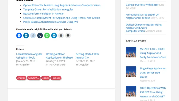 Announcing A Free eBook On Angular and Firebase