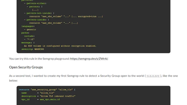 Semgrep for Cloud Security