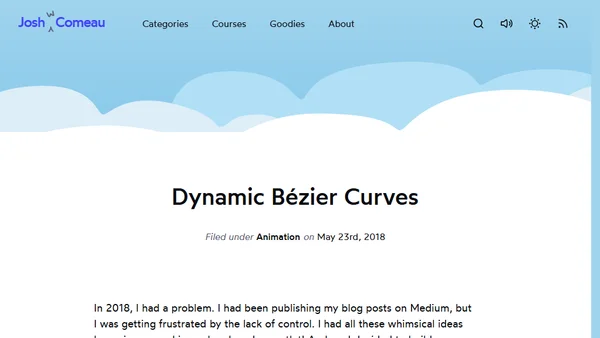 Dynamic Bézier Curves