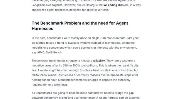 The importance of Agent Harness in 2026