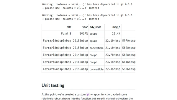 Creating a custom gt function for aligning first-row text and testing it with testthat
