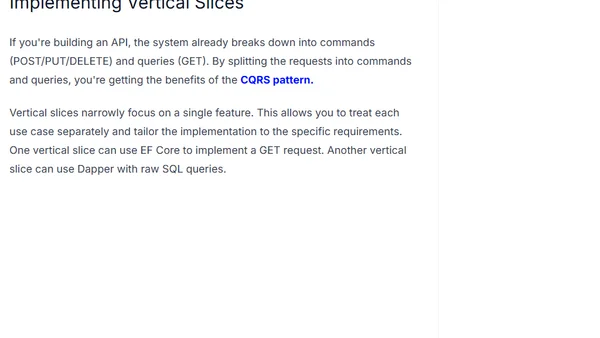 Vertical Slice Architecture